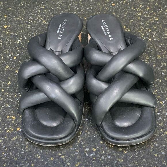 Equitare Jula Black Women's Sandals | Sz 40 - Picture 5 of 7
